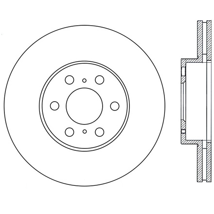 4615A201 Mitsubishi L200 brake disc rotor