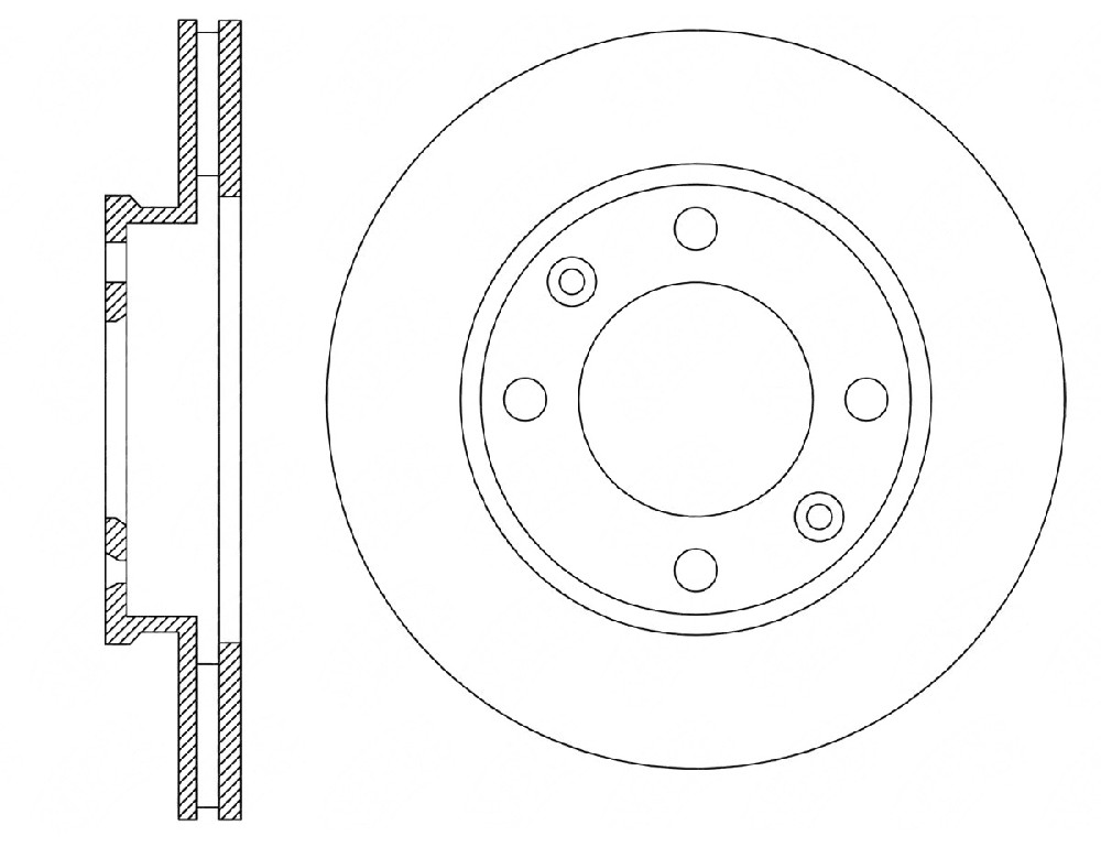 KIA MORNING BRAKE DISC ROTOR 51712-G6300