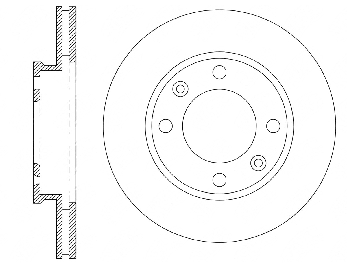 KIA MORNING BRAKE DISC ROTOR 51712-G6300