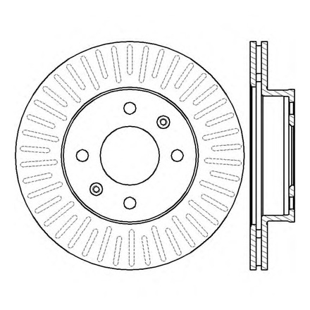 51712-07500 起亚PICANTO 刹车碟 241mm直径