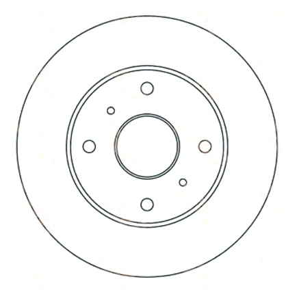 Chevrolet N300 Brake disc rotor 24510381