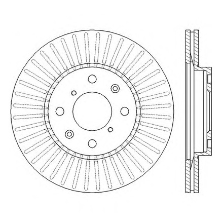 Suzuki SWIFT BRAKE DISC ROTOR 55311-62J01