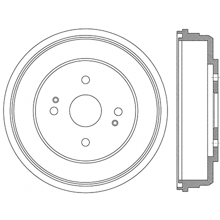 Chevrolet Move N300 brake drum 24510208