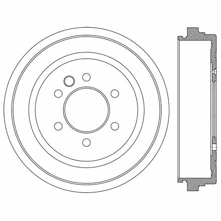 Chevrolet LUV brake drum 8973605050 Isuzu D-Max brake drum