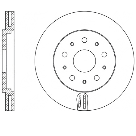 VW POLO,GOLF BRAKE DISC AUDI A3 DISC ROTOR 6R0615301D