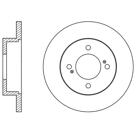 Suzuki Alto brake disc rotor 5531176G00